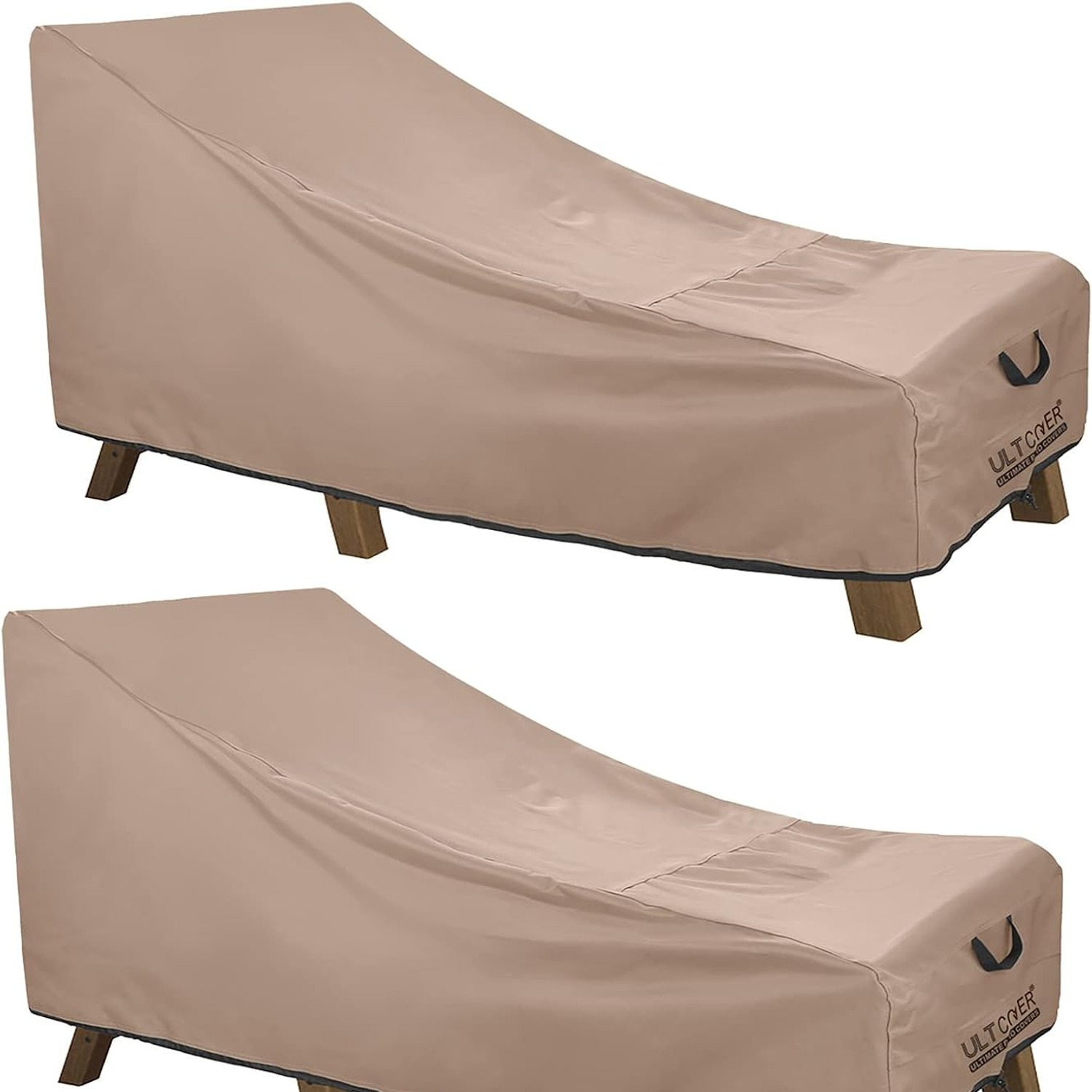 Chaise Lounge Covers 2 Pack, 80 Inch Waterproof Patio Lounger Covers