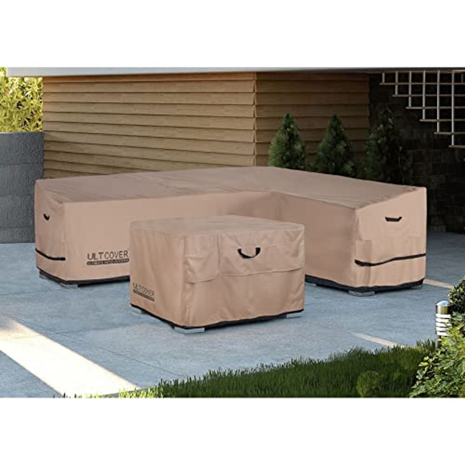ULTCOVER Right Facing L-Shaped Patio Sectional Sofa Cover: image 6