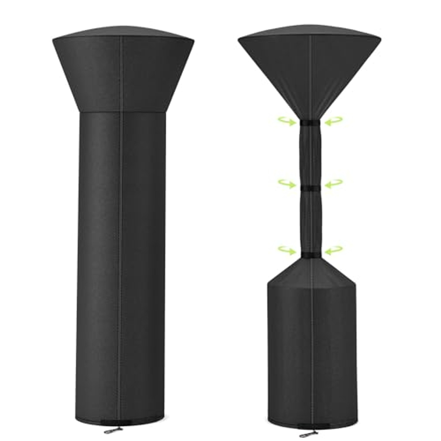 Dome Patio Heater Cover with Windproof Velcro Straps